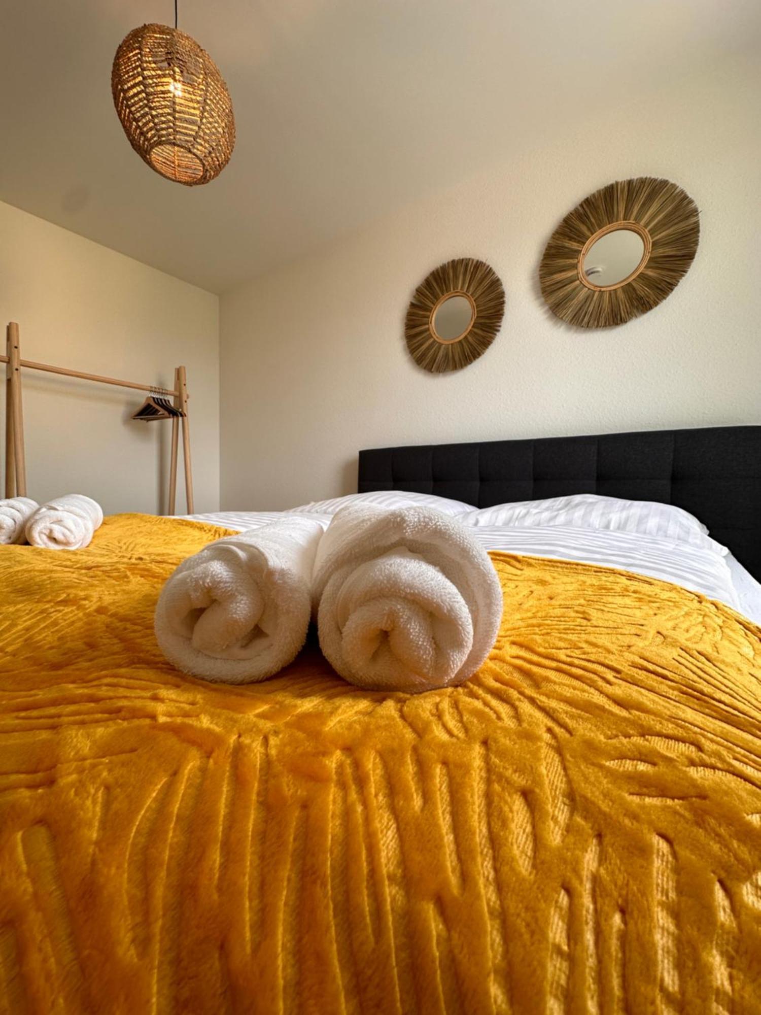 Amao-Sepia I 86Qm I King-Size Beds I Netflix I Privat Balcony I Free Parking I Near Europapark Leilighet Rheinhausen Eksteriør bilde